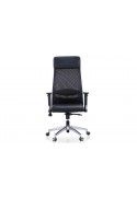 SILLÓN GIRATORIO AIRFLOW SÍMIL PIEL / RED TRANSPIRABLE