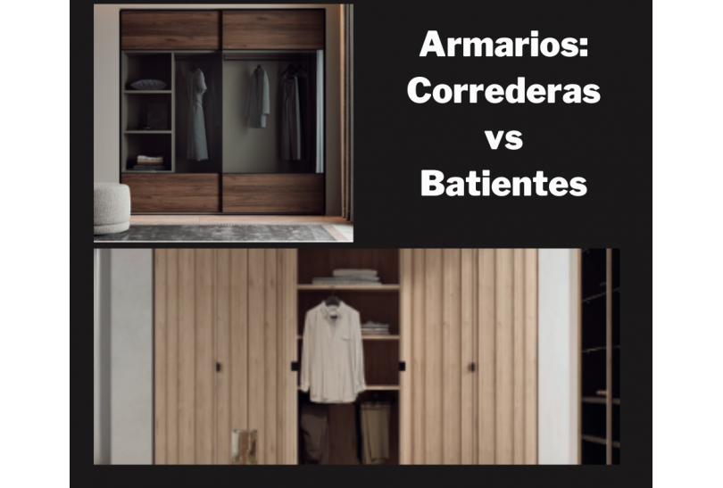 Guía de Compra para Armarios: ¿Puerta Batiente o Corredera?