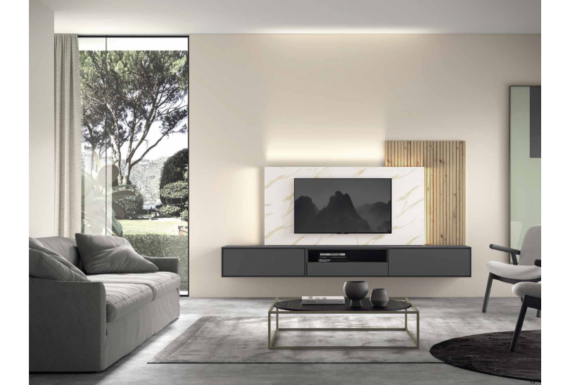 Muebles de salón colgantes: diseño ligero, seguro y actual