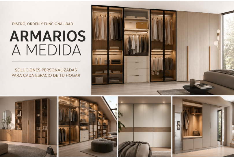 Armarios a Medida en A Coruña: Diseño, Orden y Máximo Aprovechamiento del Espacio