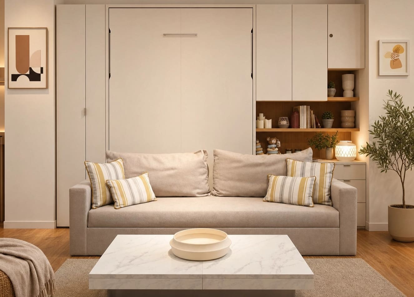 Cama abatible con sofa