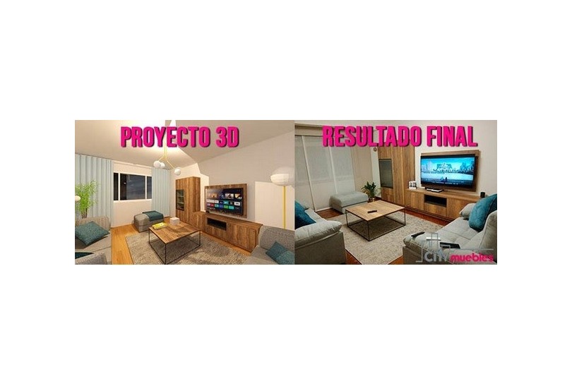De proyecto 3D a realidad: ¡Mira nuestra última sala de estar!